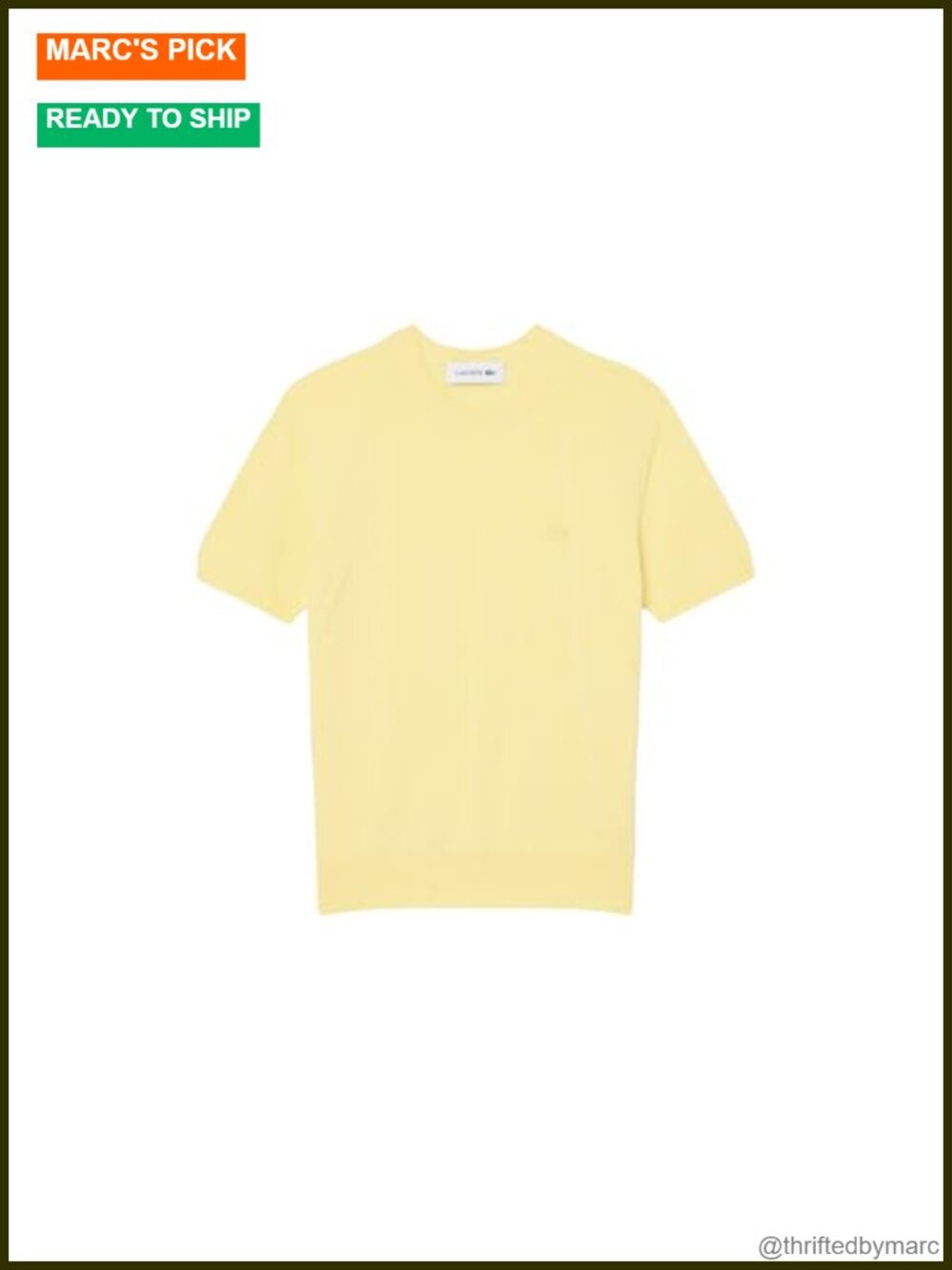 Lacoste Women's Short Sleeve 3D Knit Sweater